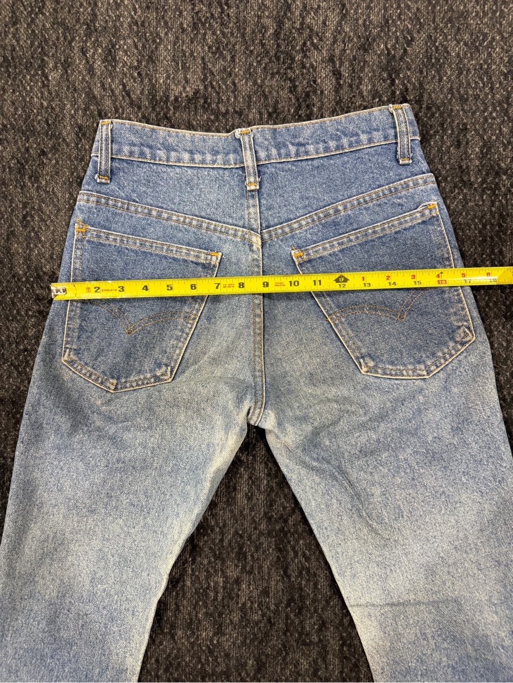 VINTAGE 70s Levi’s 646 Orange Tab Bell Bottoms 28x30 Made in USA - Picture 13 of 13